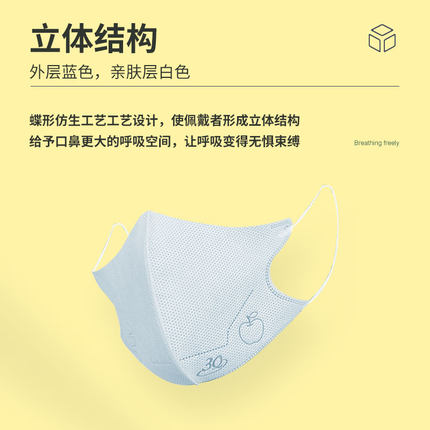 三奇兒童無(wú)紡布口罩圖片2
