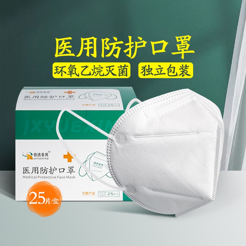 錦繡粵興M95-01滅菌級(jí)醫(yī)用防護(hù)口罩圖片3