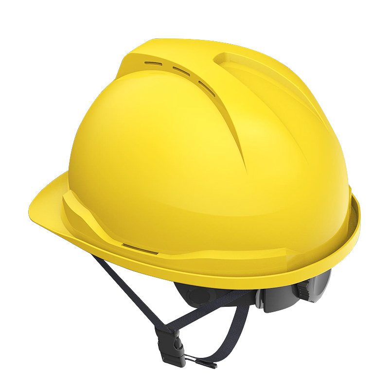 Honeywell霍尼韋爾Y99BNP102S Y99S系列ABS不帶通風孔四鍵快插下頦帶黃色安全帽圖片1