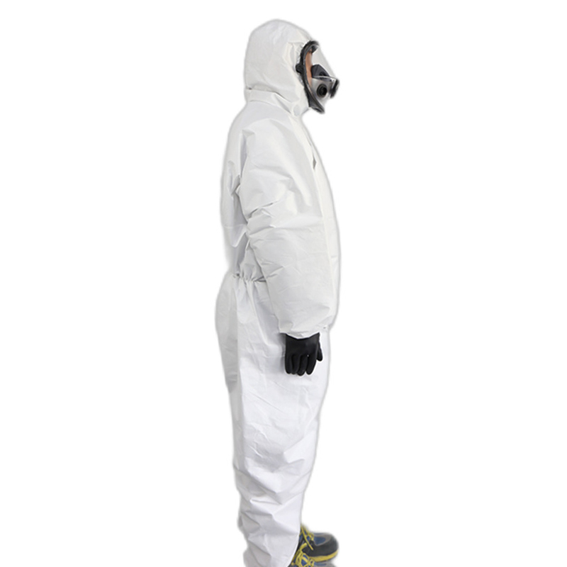 漢盾HD-BP616帶帽連體式限次使用工業(yè)防護服圖片3