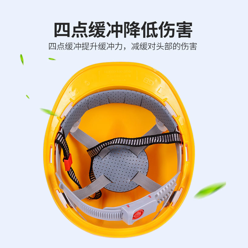 定和DH3002經典款帶孔V型ABS安全帽圖片2