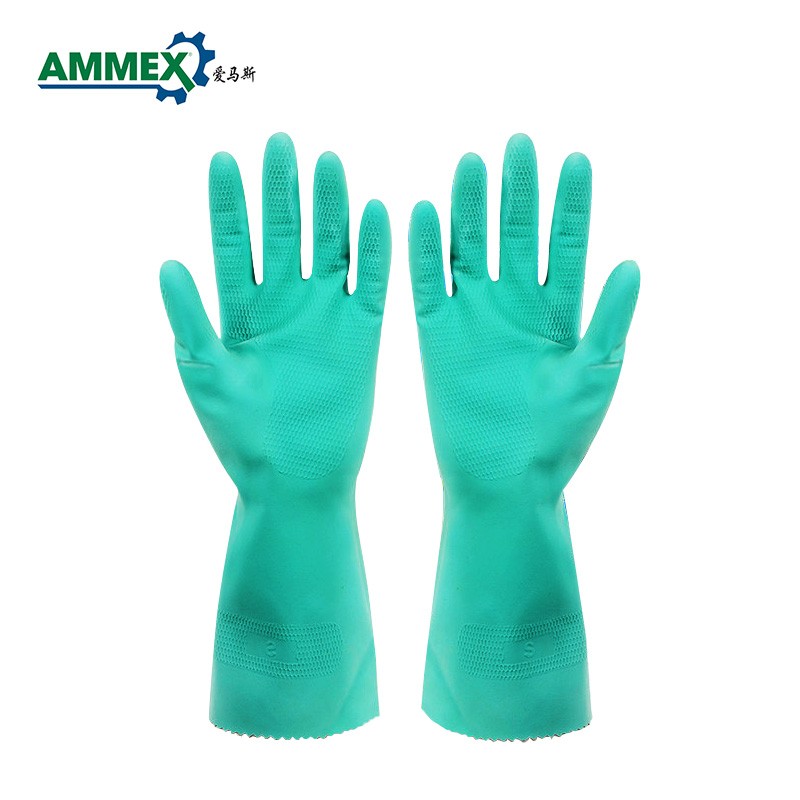 愛(ài)馬斯GRNCX40100防水防油防滑丁腈手套