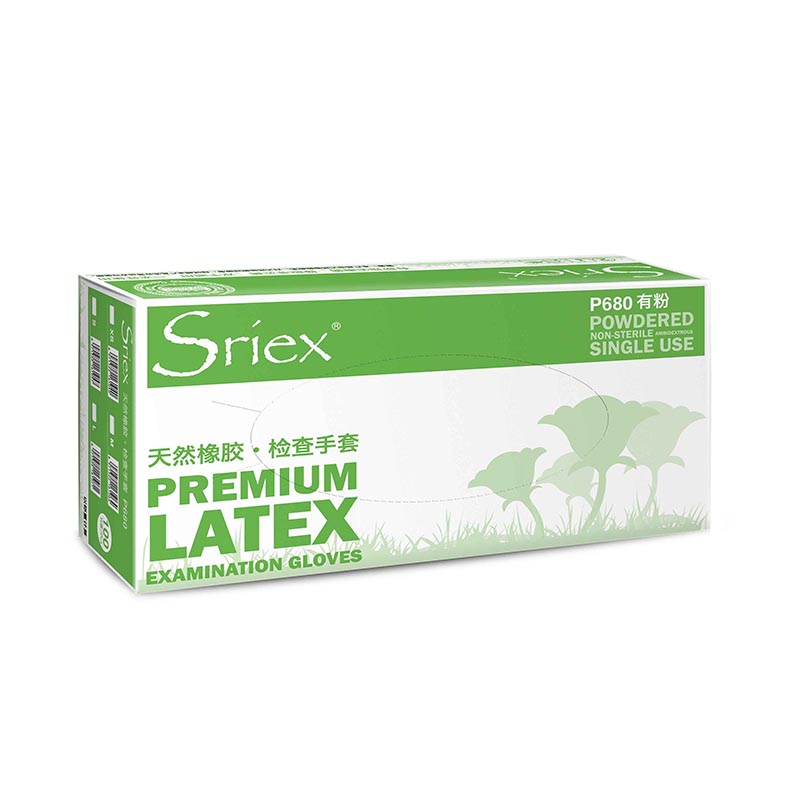 施?？礢riex P680天然乳膠檢查手套