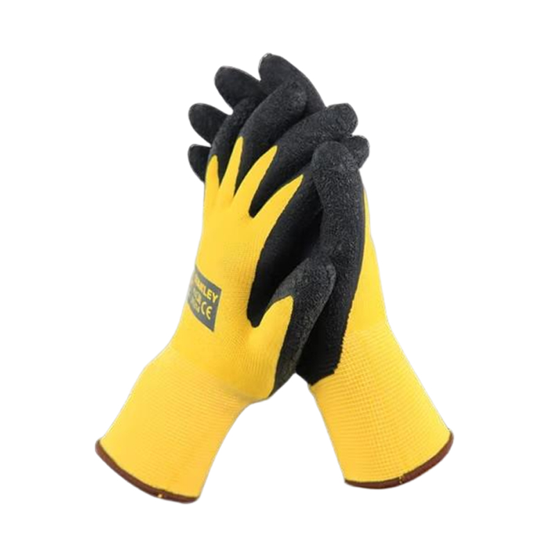 STANLEY史丹利ST5314黃色乳膠浸掌耐磨防滑勞保手套 STANLEY史丹利ST5314黃色乳膠浸掌耐磨防滑勞保手套