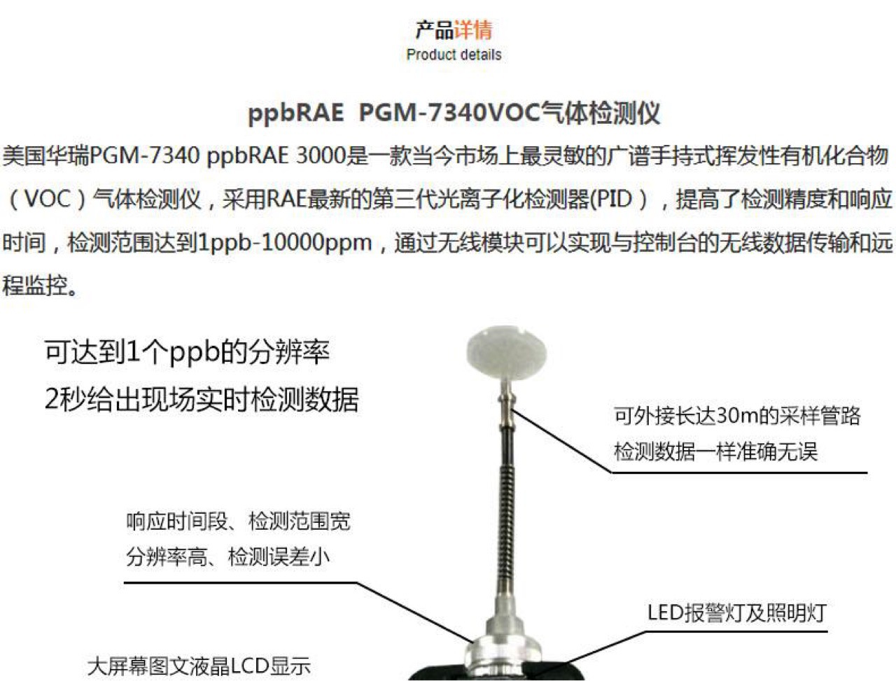 霍尼韋爾PGM-7340揮發(fā)性有機(jī)物VOC檢測儀圖片1