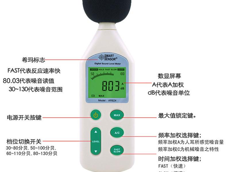 希瑪AR824聲級計(jì)圖7